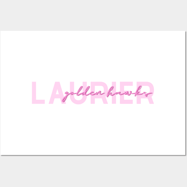 Laurier Pink Wall Art by stickersbyjori